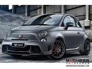 FIAT 500 ABARTH Front Emblem - Matte Gray Finish - 595 Edition